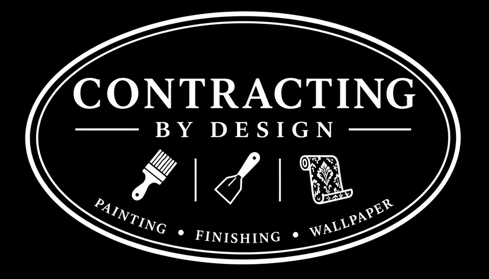 The Contracting By Design oval logo